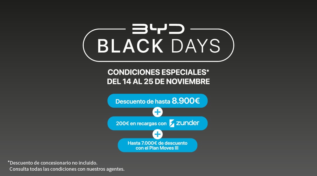 ¡Llegan los Black Days a BYD!