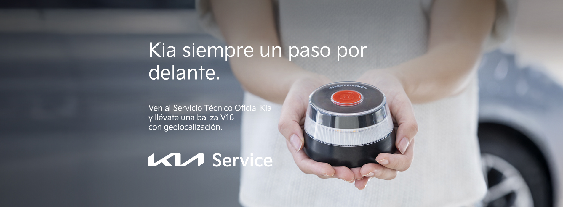 ¡Te regalamos una baliza V16 con geolocación en Kia!