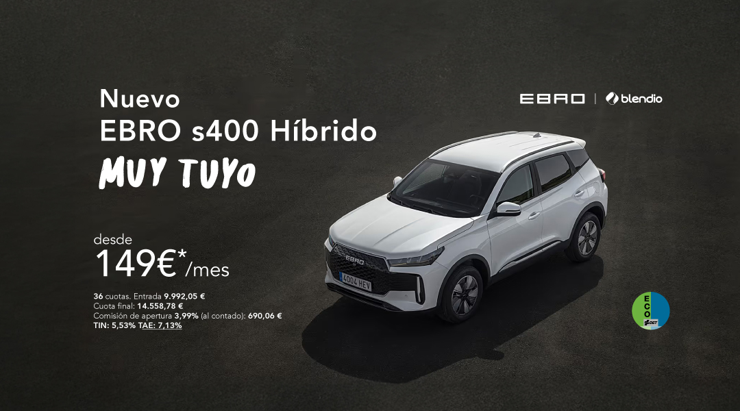 EBRO | El SUV híbrido compacto con 204 CV de potencia