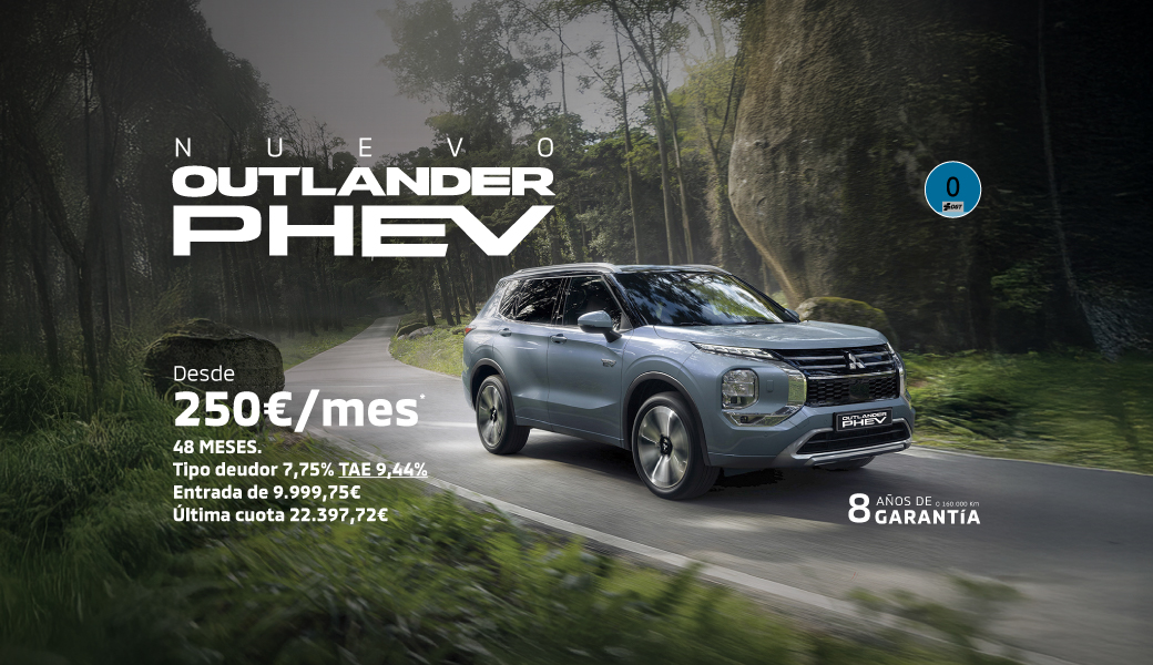 MITSUBISHI | Tu Outlander PHEV te está esperando