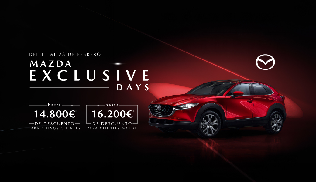 MAZDA | Llegan los Exclusive Days de febrero
