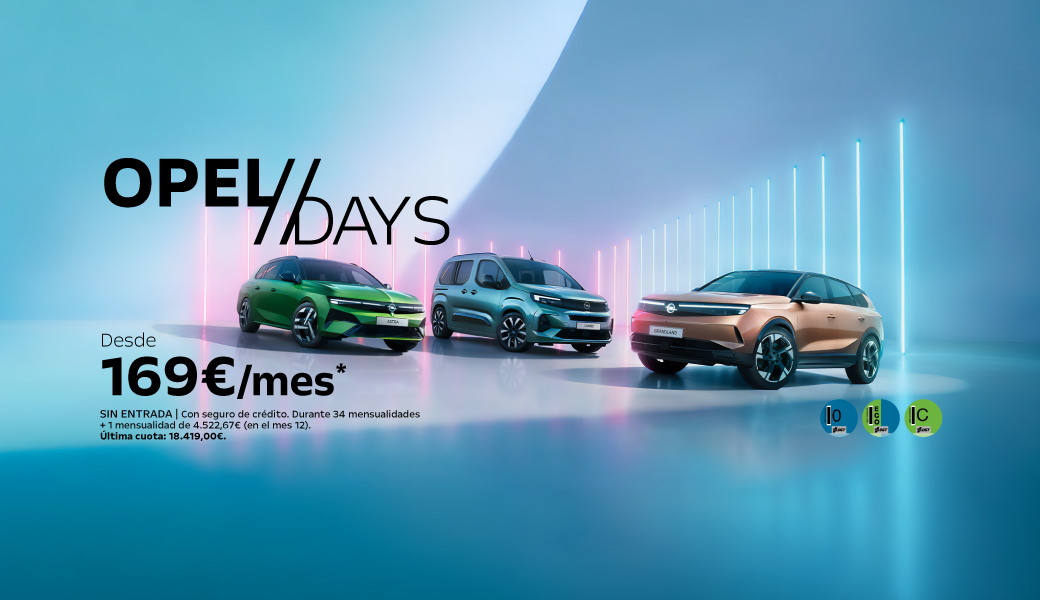 OPEL Days | En cuotas y sin entrada ¡Todo por tiempo limitado!