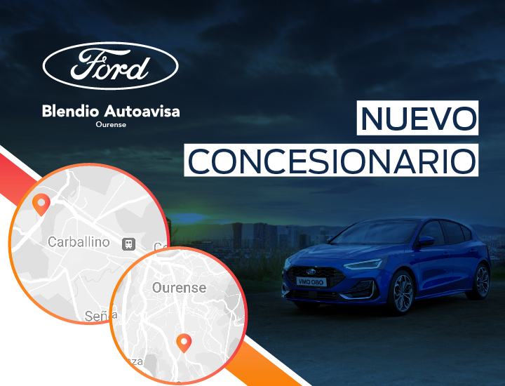 Blendio amplía su Red de Concesionarios en Ourense con la incorporación de Ford Blendio Autoavisa Ourense