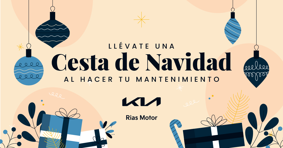 Consigue tu cesta de Navidad con Kia Rias Motor
