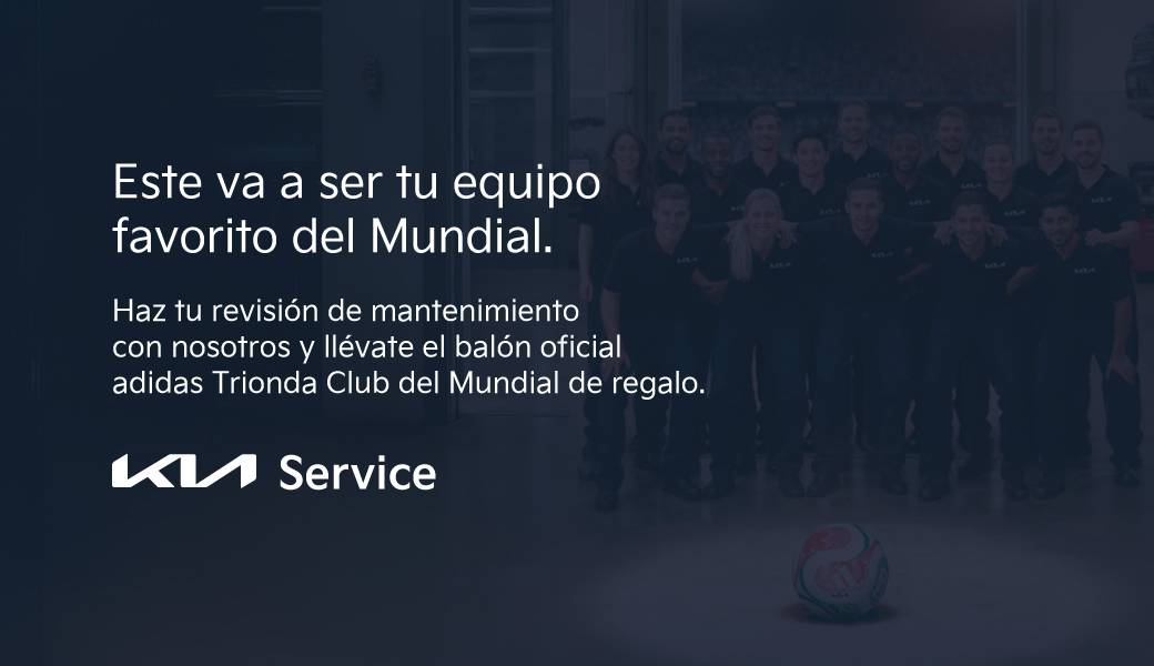 KIA | Consigue el Balón Oficial de Regalo con tu revisión